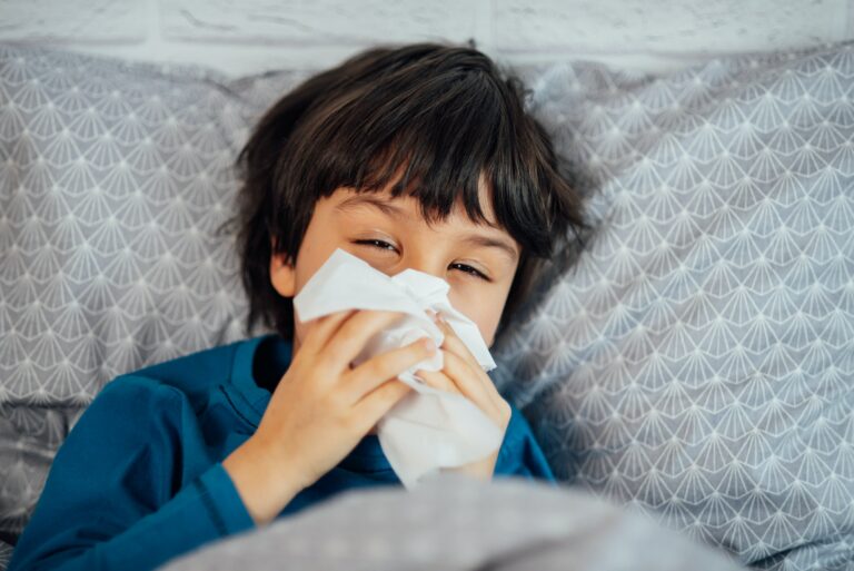 Allergie bei einem Kind